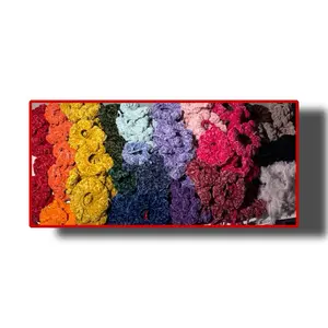 Crochet Scrunchie - Rainbow Color Options for Versatile Use