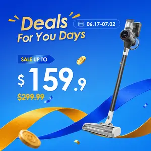 TINECO S11 Smart Cordless Rechargeable Stick Vacuum Cleaner - Lightweight Bagless High Power Home Cleaning Tool, Quiet, Innovative Design, Converts to Handheld Wireless Vacuum with Multiple Attachments, Smart App Integration, Docking Station