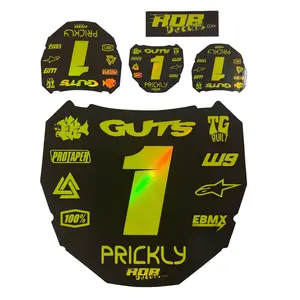 ODI Plate Decal – Metallic Yellow – 11 Logo Design