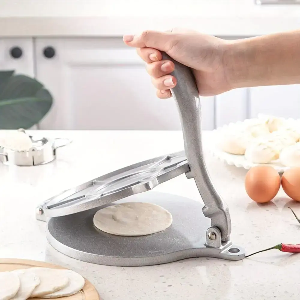 Manual Tortilla Press, Foldable Tortilla Press with Long Handle, Kitchen Cooking Tool for Home Baking House, Utensils