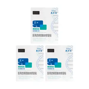 Voolga Medical Hyaluronic Acid Patches for Face - Post-Surgery Recovery, Soothing Redness, Hydrating & Repairing - 5 Sheet Pack