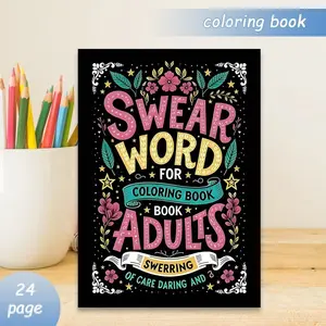 Adult Swear Word Coloring Book, Stress Relief Creative Gift for Grown-Ups, Unique Art Therapy Activity, Perfect for Relaxing Moments