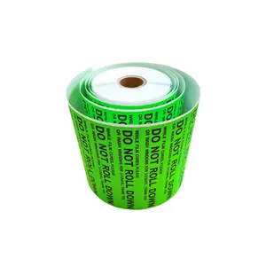 Do Not Roll Down Label