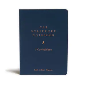 USED-CSB Scripture Notebook, 1 Corinthians: Read. Reflect. Respond. by Csb Bibles by Holman (Paperback)
