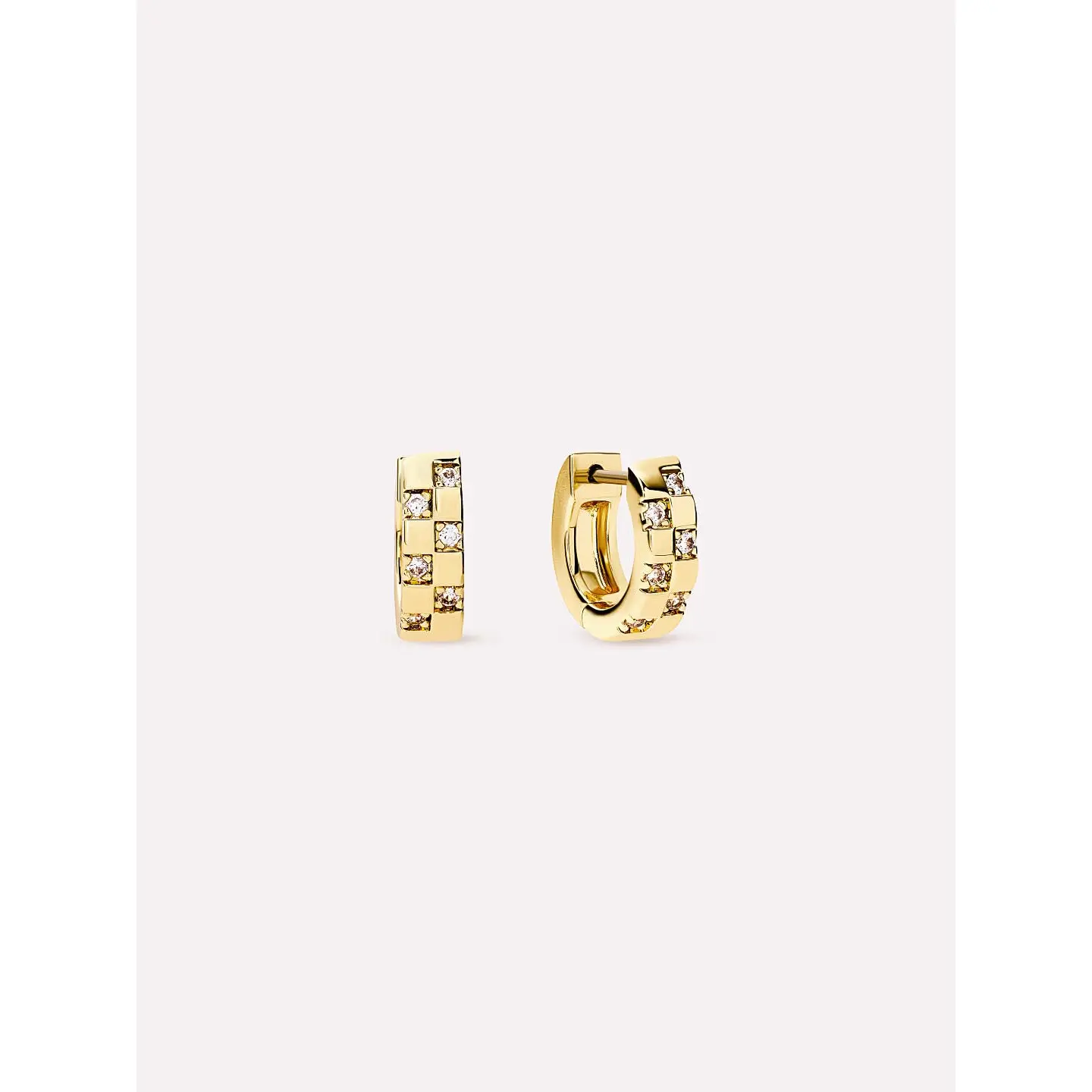 Gold Huggie Earrings - Eden Mini