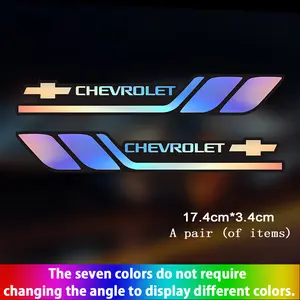 Suitable for chevrolet car stickers, triangular window decals, side window decals, personalized creative car body decorations, decals, laser reflective stickers
