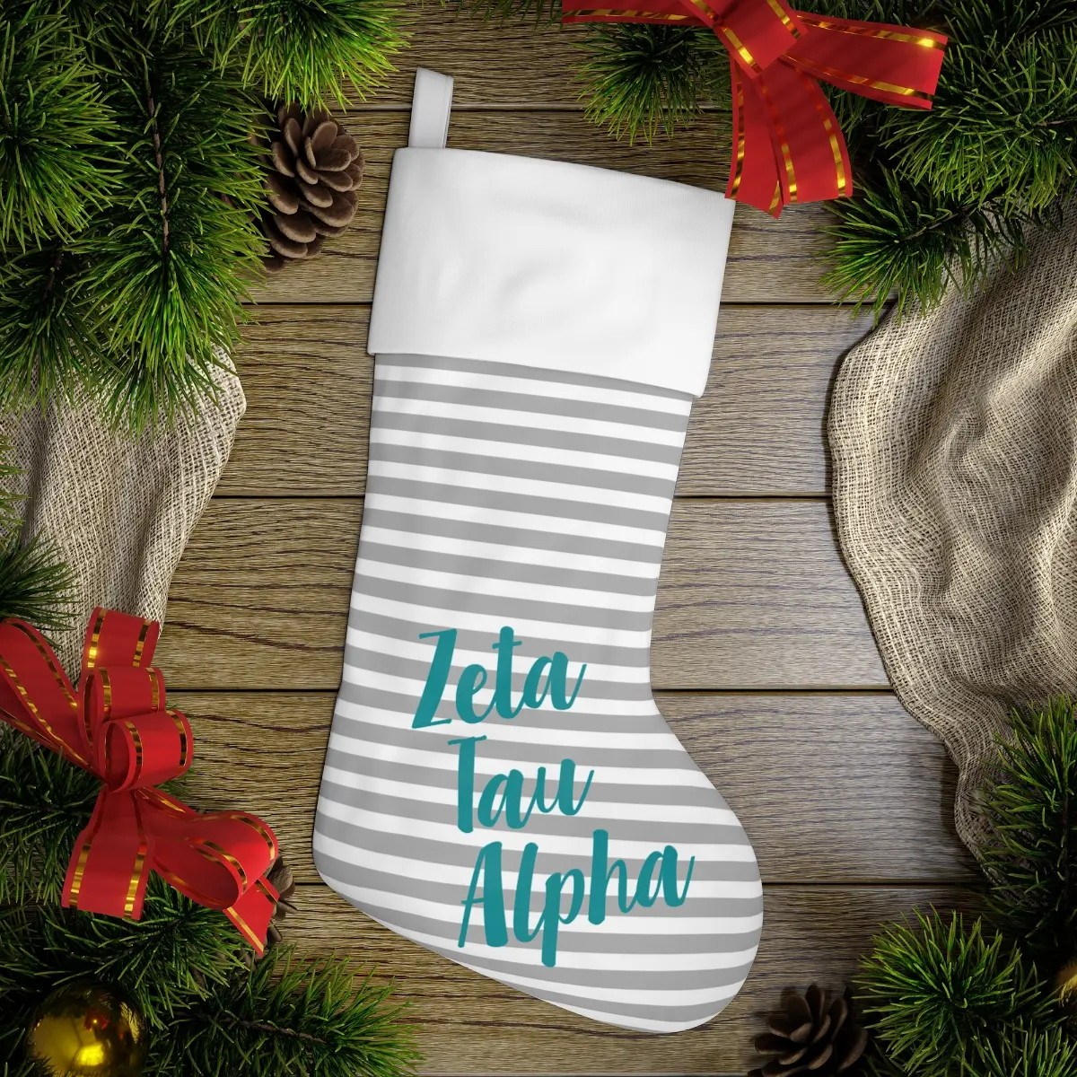 Zeta Tau Alpha Holiday Stocking