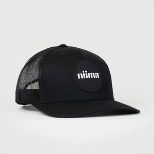 Niima Logo Adjustable Mesh Trucker Hat (Black) - As Seen on Athletes!