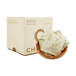 CHAGEE Golden Wuyou Green Tangerine Pu-erh Tea Bags 8 Pack 0.84 oz | Rich Fruity Aroma & Smooth Taste