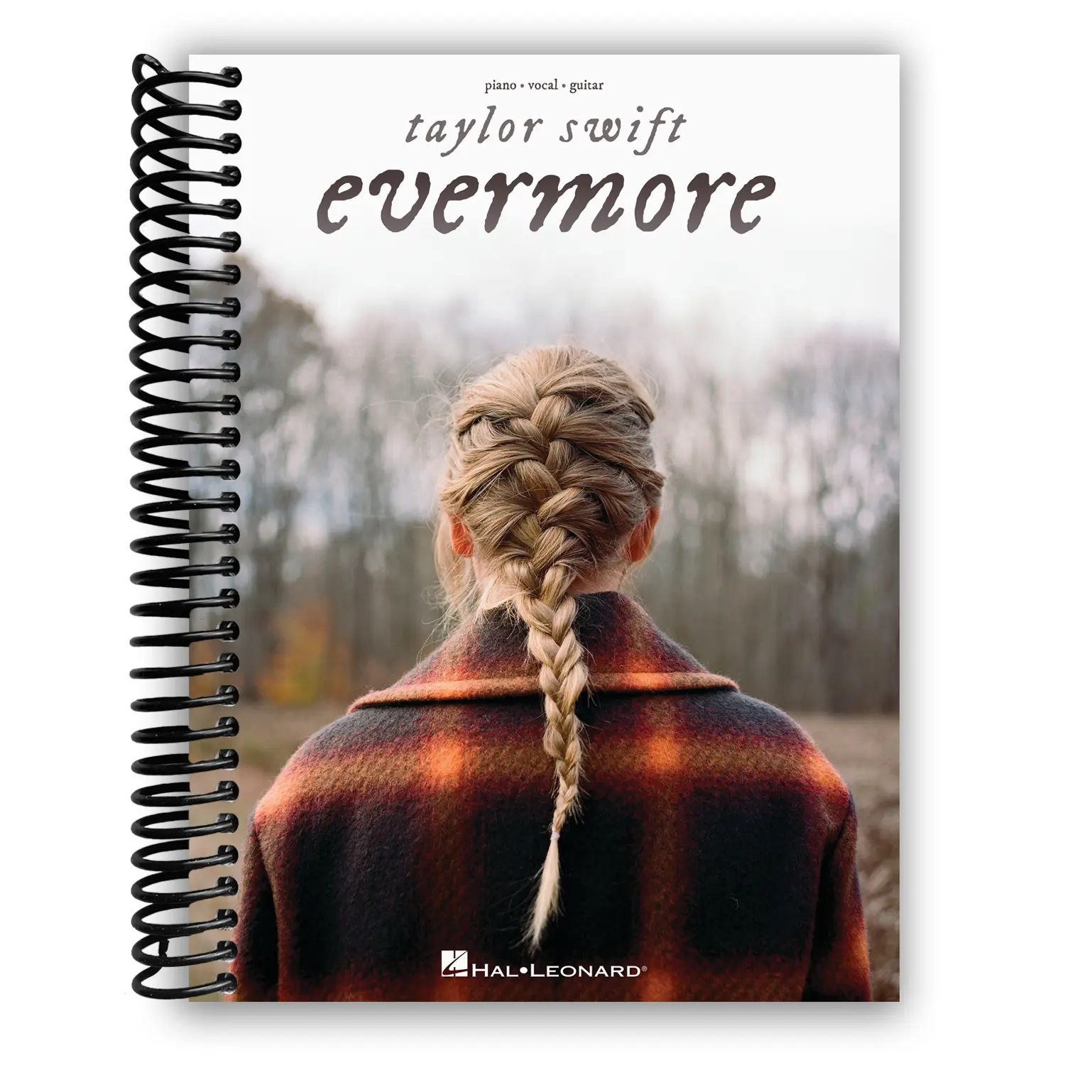 Taylor Swift Evermore Sheet Music - Piano-Vocal-Guitar Songbook, Spiral Bound, Includes Ivy, Willow, Coney Island, Marjorie Hits, Closure
