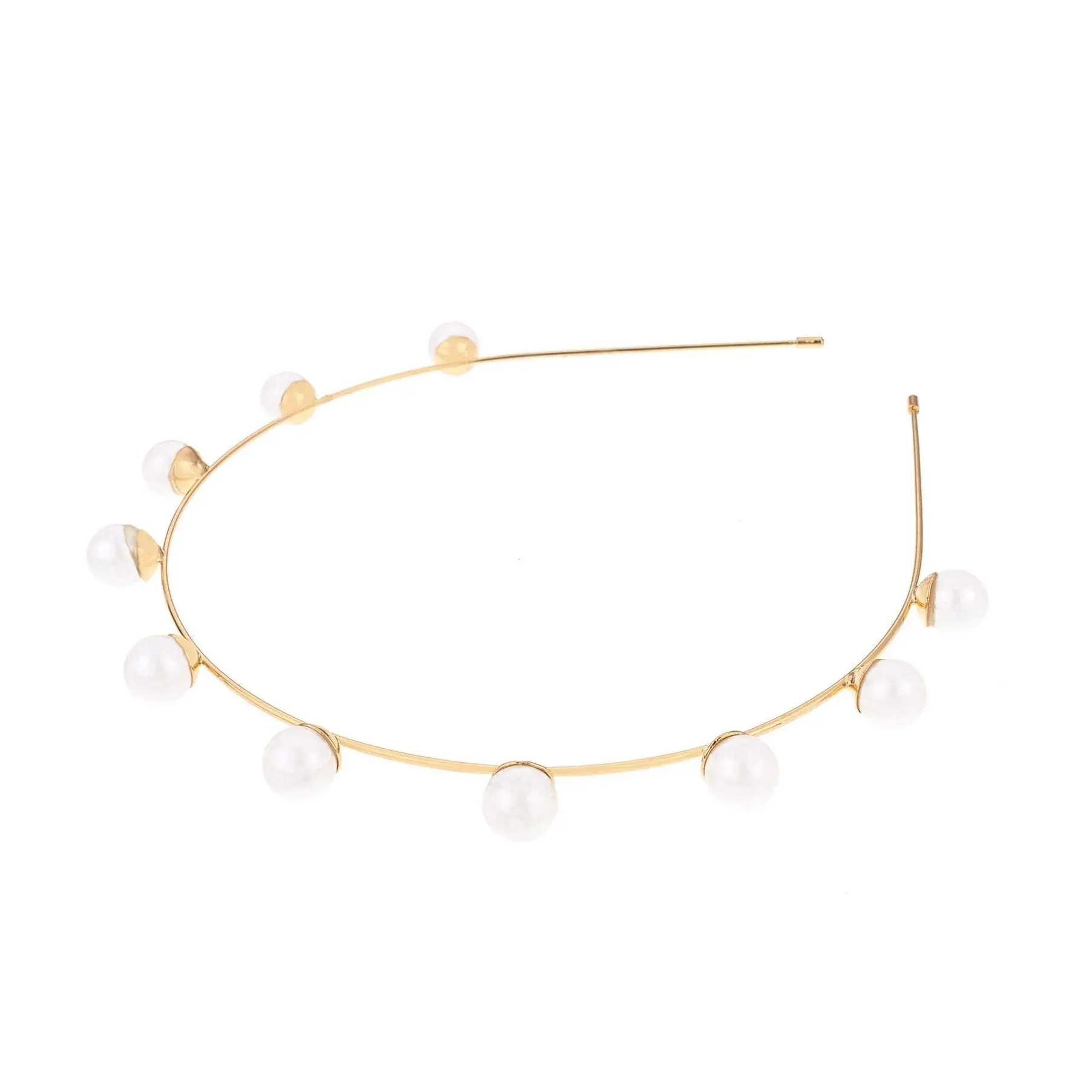 Ettika Faux Pearls Studded Headband Ettika Faux Pearls Studded Headband