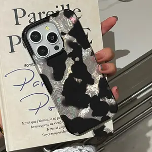 Fashion Phone Case, IMD Double Layer Phone Protective Cover, Phone Accessories Compatible with iPhone 16 Pro Max 15 Pro Max 14 Pro 13 Pro 12, Casing