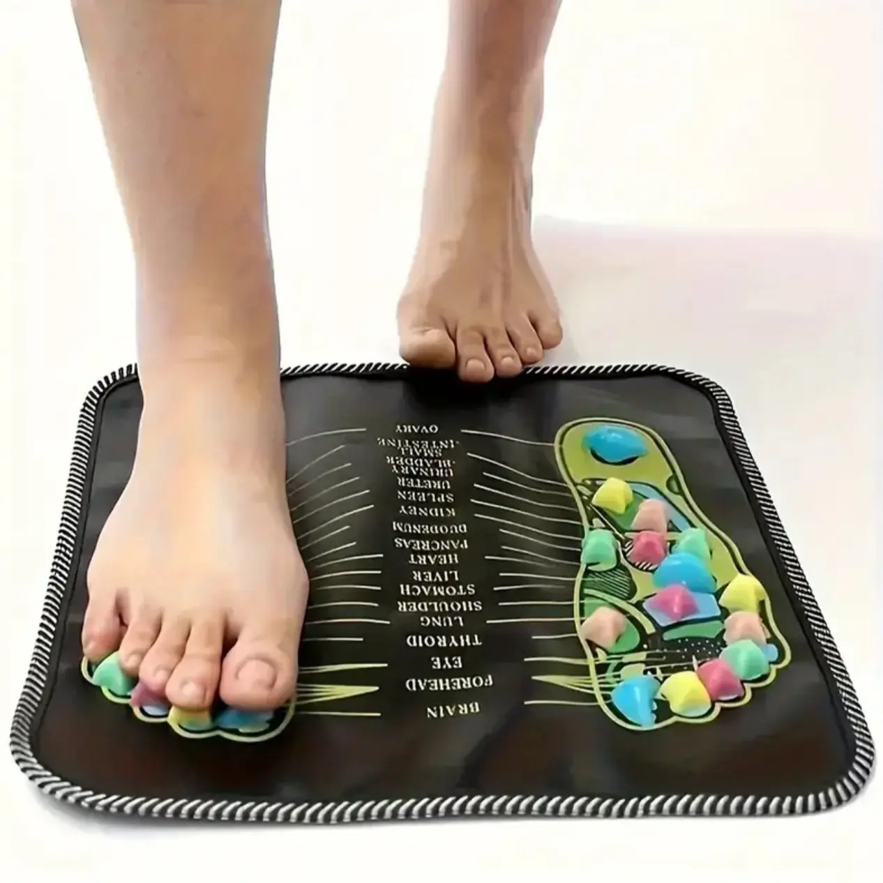 Home Stone Foot Acupuncture Mat for Massage and Pain Relief - Comfortable and Relaxing