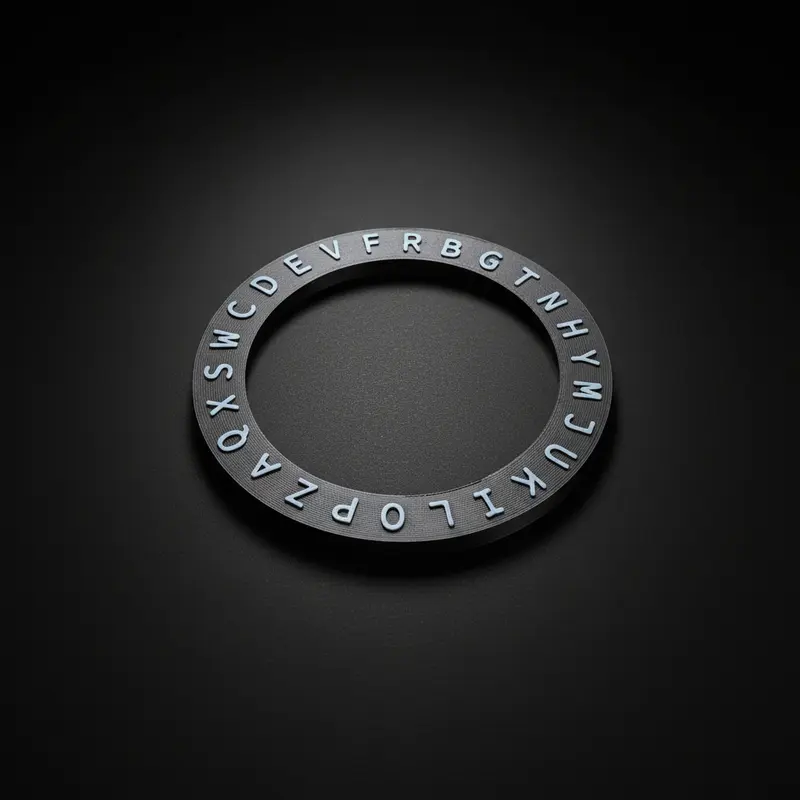 Sigil Forge Cypher Edition Plastic Sigil-Making Tool - Symbolic 3×3 in Non-Sequential Scrambled Alphabet Layout, Moisture-Resistant Shape, Creative Condensed for Chaos Magicians (12 Years Above, Toys & Hobbies, Games & Puzzles, Magic Acrobatics Equipment)