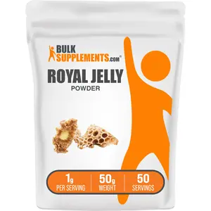 BulkSupplements Royal Jelly Powder - Edible - Natural Antioxidants - Immune Support - 10g-1kg - 1g per Serving