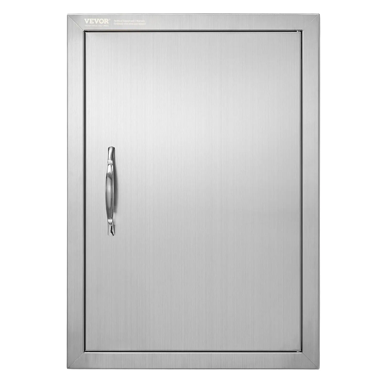 【Summerfinds】VEVOR BBQ Access Door,  , 18W x 24H Inch Single Outdoor Kitchen Door, Stainless Steel Flush Mount Door, Wall Vertical Door with Handle, for BBQ Island, Grilling Station, Outside Cabinet