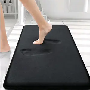 Memory Foam Bath Mat 30×20, Extra Soft and Absorbent Bath Mats, Non Slip Washable Carpet for Floor, Shower and Tub.