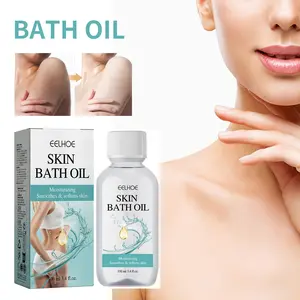 Bath oil for body cleansing, skin repair, moisturizing, and lubrication; skincare bath oil