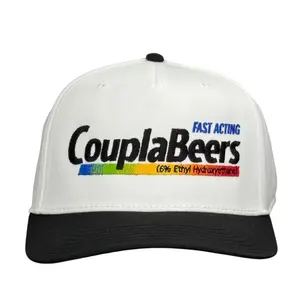 Couple of beers couplabeers funny SNL Saturday night live drinking snacpback hat cap funny viral beer hat