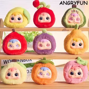 ANGRYFUN Love at First Bite Plush Blind Boxes – Cute Fruit Plush Doll Keychain Mystery Collectible Trendy Toy Birthday Gift Single Box (Free Random Cute Acrylic Keychain)