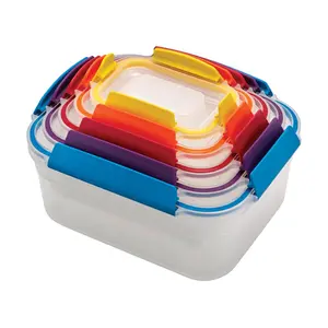 Joseph Joseph 6815591 Nest 101 oz Food Storage Container Set, Assorted Color
