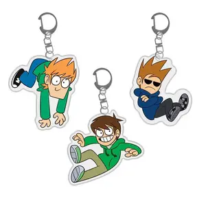 Eddsworld Anime Acrylic Keychain (3 pieces) Car Keychain, Cosplay Gift