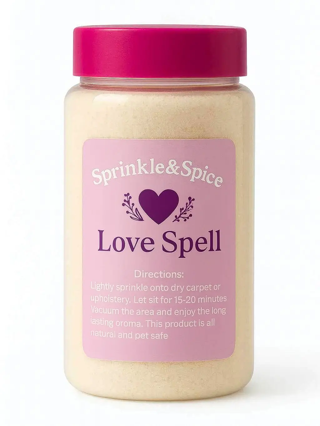 Sprinkle and Spice Scented Citrus Upholstery Scent Booster Interior Cleaner with Lemon, Sage-Mint Essential Oils & Household Fragrance Burst, Fragranced Home Care Supply for Mornings