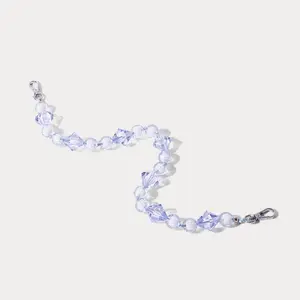 Brandi Wristlet  - Pastel Periwinkle/Silver