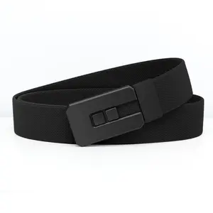 JVFV Men's Belt Ultra-Thin Design, Adjustable Sliding Buckle, Stretch Belt, Minimalist Luxury Business Belt