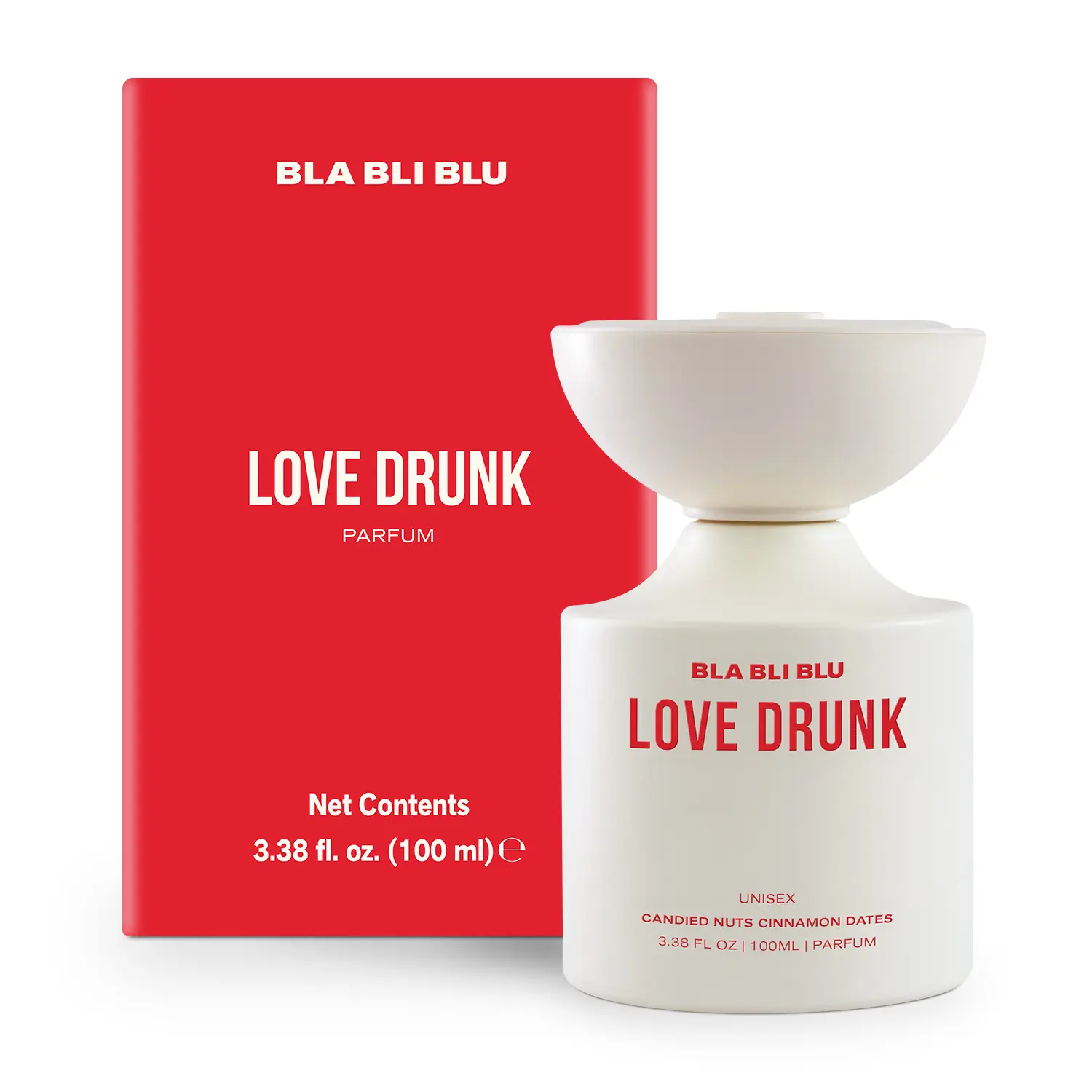 Bla Bli Blu Love Drunk Unisex Perfume, 100ml Long-Lasting Parfum - Superior to EDP, EDT & EDC - with Cinnamon, Dates & Nuts Notes