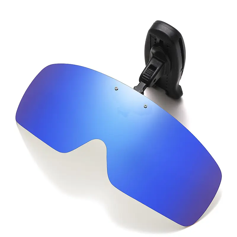 Black hat clip ice blue colored film len