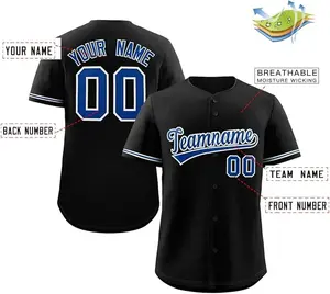 Custom Baseball Jersey Stitched Personalized Baseball Shirt - Sports Uniform for Men, Women, Boys, Customizable Fit and Design Options