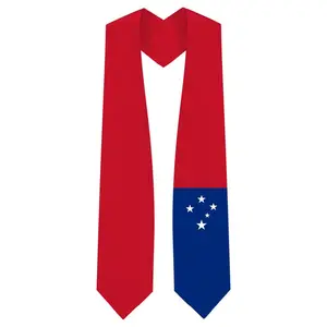 Samoa Graduation Stole - Samoan Flag Sash