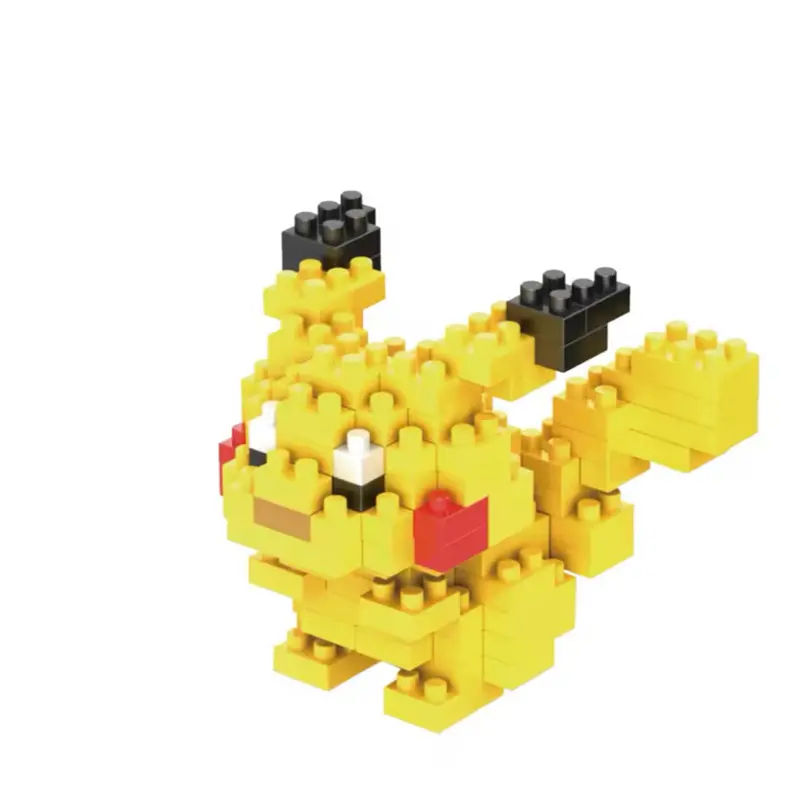 3 inch Pikachu Nano Building Blocks Toy With Building Instructions