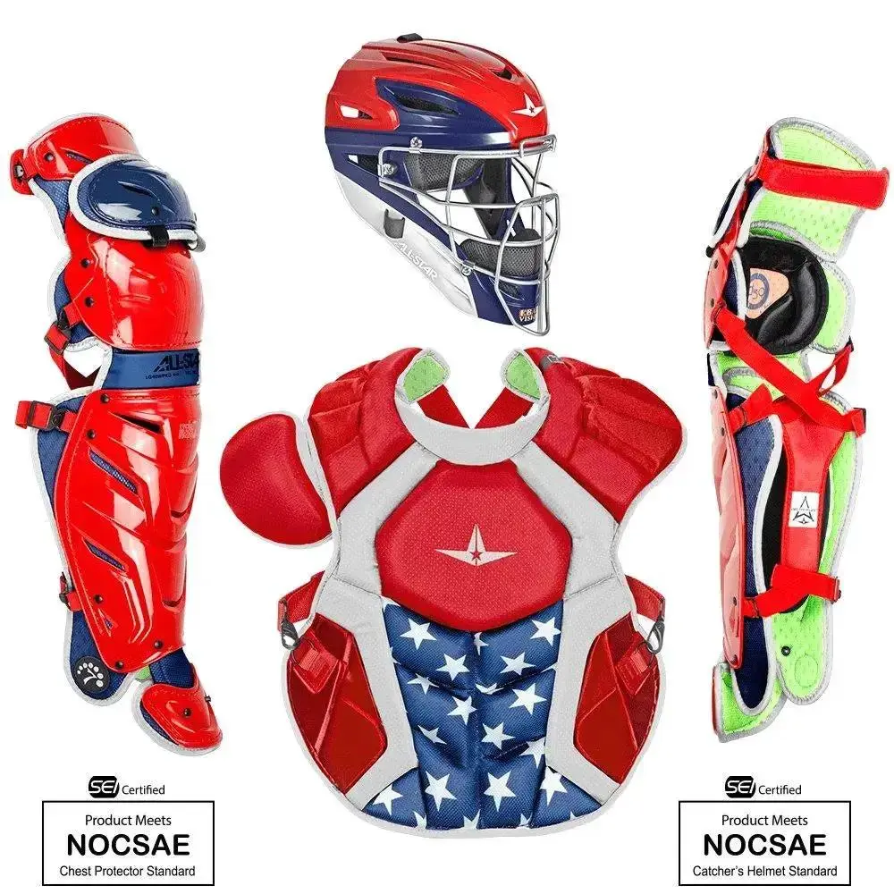 All-Star Adult System S7 Axis Baseball Catcher's Gear Box Set CKCCPRO1X