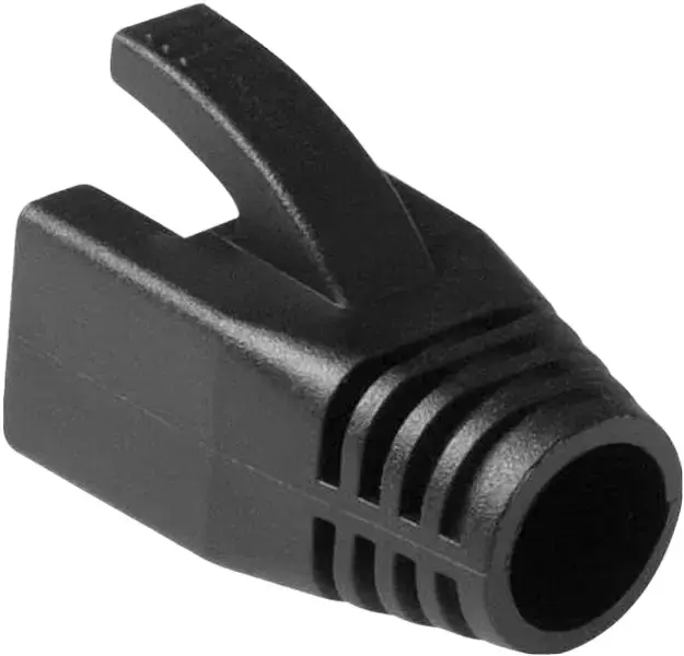 Zoobla - Cat6a/Cat7 RJ45 Strain Relief Boots – Ethernet LAN Cable Connector Covers for Networking Cables (Pack of 100)