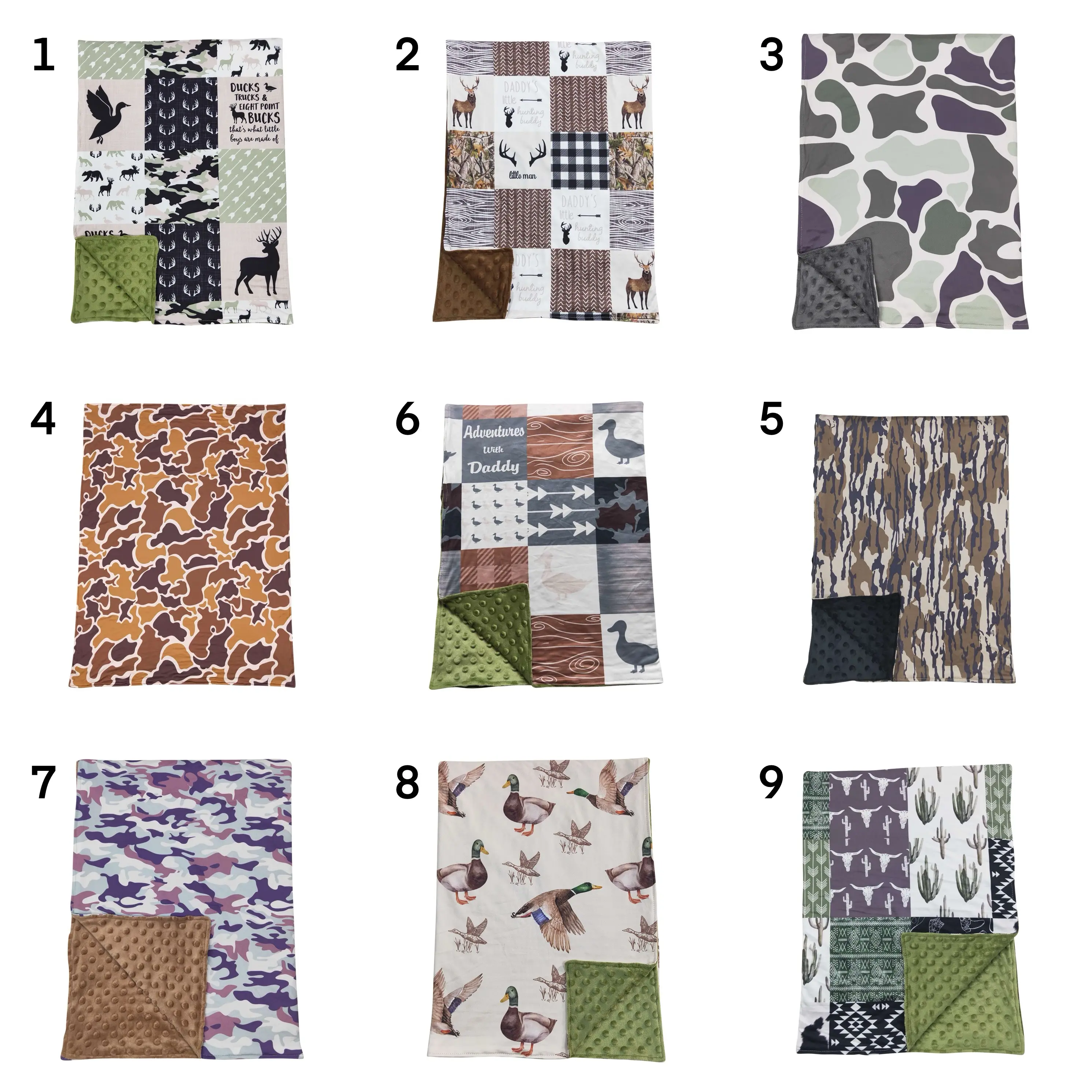 Mallard Duck Camo Animal Blanket for Newborns, Soft Texture Kids Blanket - 29x43in Lightweight Durable All-Season Throw, Outdoor Nap Ready, Cozy for Napping Playtime, Baby Bedding Item, Animal Blankets, Soft Napping Blanket