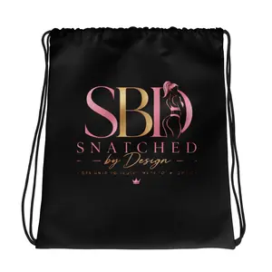 Black Drawstring bag