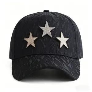 2026 Black Star New York cool hip-hop style luxury baseball cap, fashionable hat, adjustable and multifunctional, made of high-quality fabric