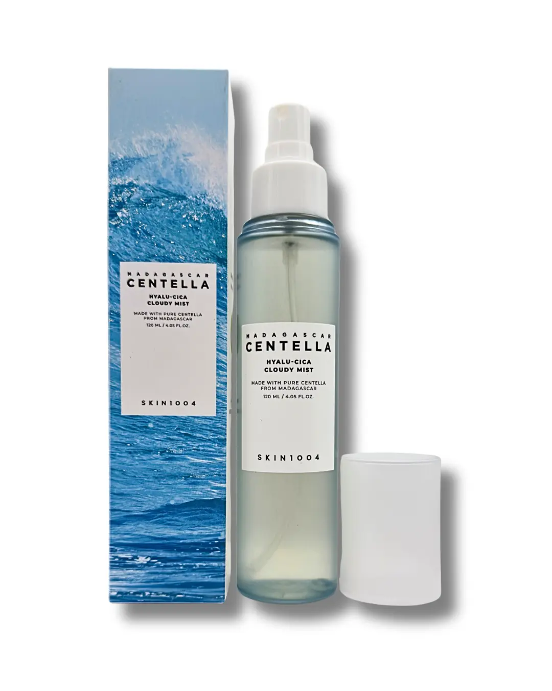 SKIN1004 Madagascar Centella Hyalu-Cica Cloudy Mist Hydrating Facial Spray for Sensitive Dry Skin 120ml