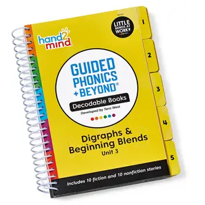 hand2mind Guided Phonics + Beyond Decodable Books Unit 3, Books for Beginning Readers, Science of Reading Classroom Materials, Learn to Read Leveled Readers, Preschool Curriculum for Teachers
