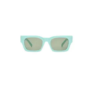 Le Specs Shmood Sunglasses in Ice Blue & Khaki Mono Polarized