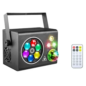 Clutch BEAM-BOX 40W RGBY LED Motion Light Box Fixture with Strobe, Laser & Magic Ball