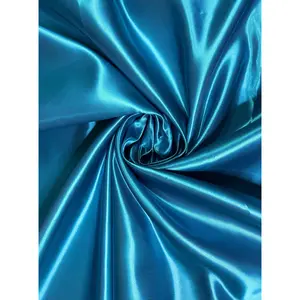Teal Duchesse Satin