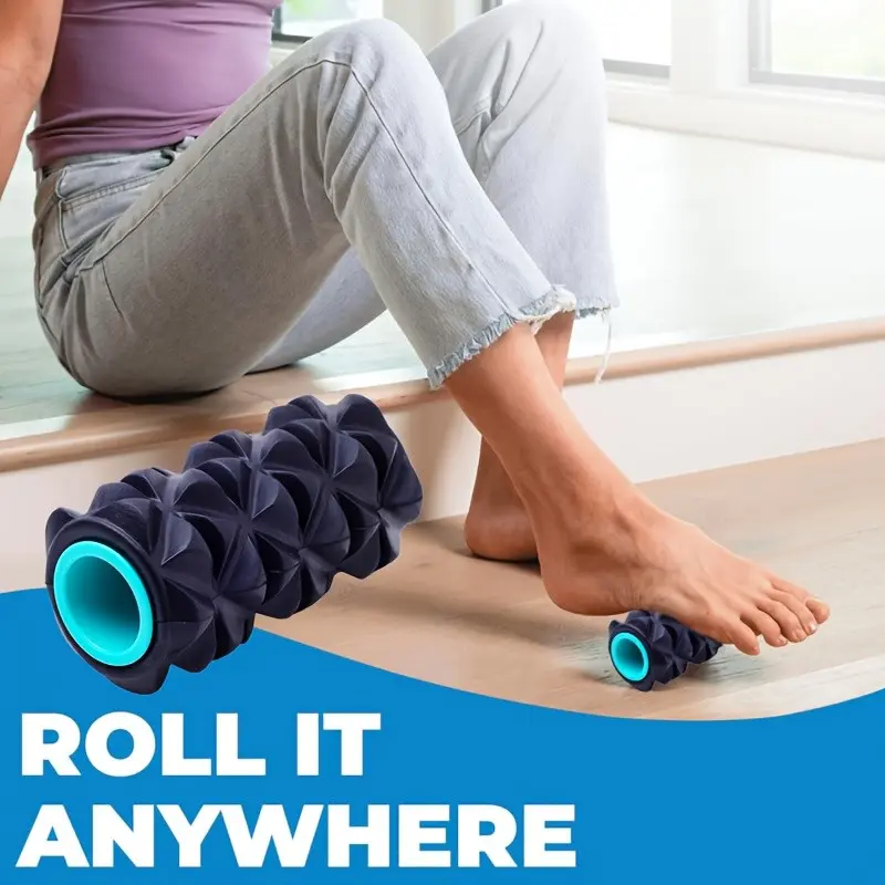 Foot Sole Fascia Massager, Home Use Flat Foot Roller Trainer, Comfortable Massage Tool for Daily Relaxation & Pain Relief
