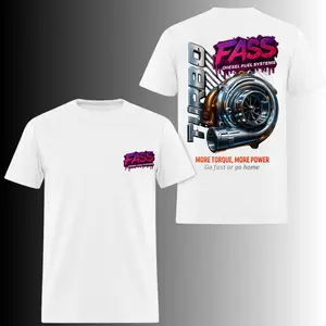 FASS Diesel Turbo More Torque Power T-Shirt, 2 Sides, Go Fast Or Go Home Graphic Tee