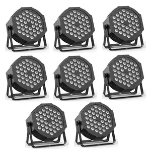 36W RGB 36LED Mini Flat Par Light, DMX512 & Remote Control Stage Light Effect Projector for Church Wedding Birthday Party Club Live Music