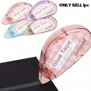 Double-Sided Adhesive Tape Roll, Self Adhesive, Acid-Free Long-Lasting Permanent Tape Dispenser, Ideal for Crafts and Scrapbooks, Adult Craft Supplies