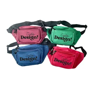 Custom Fanny Packs, any name, logo, image, full color and glitter colors available!