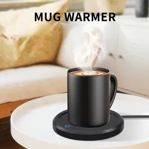 LALAYUAN LALAYUAN Electric Coffee Cup Warmer, 1 Count 110V Electric Coffee Mug Warmer, Electric Warm Coaster with Indicator Lamp, Household Kitchen Appliances, Coffee Equipment, Portable Warmer